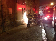 بالفيديو: حريق في احد المحلات التجارية وسط مدينة يافا دون وقوع إصابات 